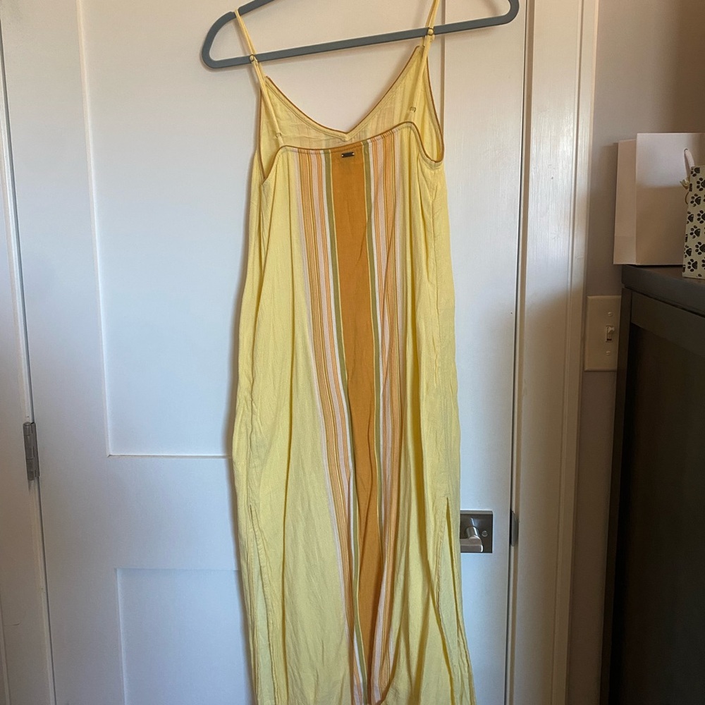 O’Neill Yellow Multi Color XS Maxi Dress - Picture 4 of 7